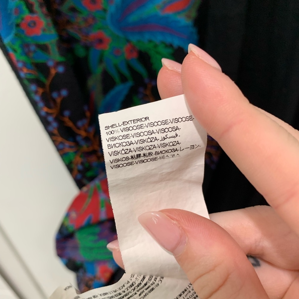 SOLD Desigual tricot floral print vintage dress - Picture 9 of 11